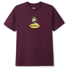 Camiseta Manga Corta Butter Goods Angel Badge Granate